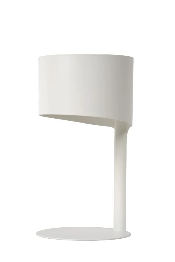 Lucide KNULLE - Table lamp - Ø 15 cm - 1xE14 - White - turned off